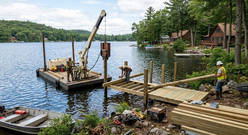Water Dock Installation in Alpharetta, GA
