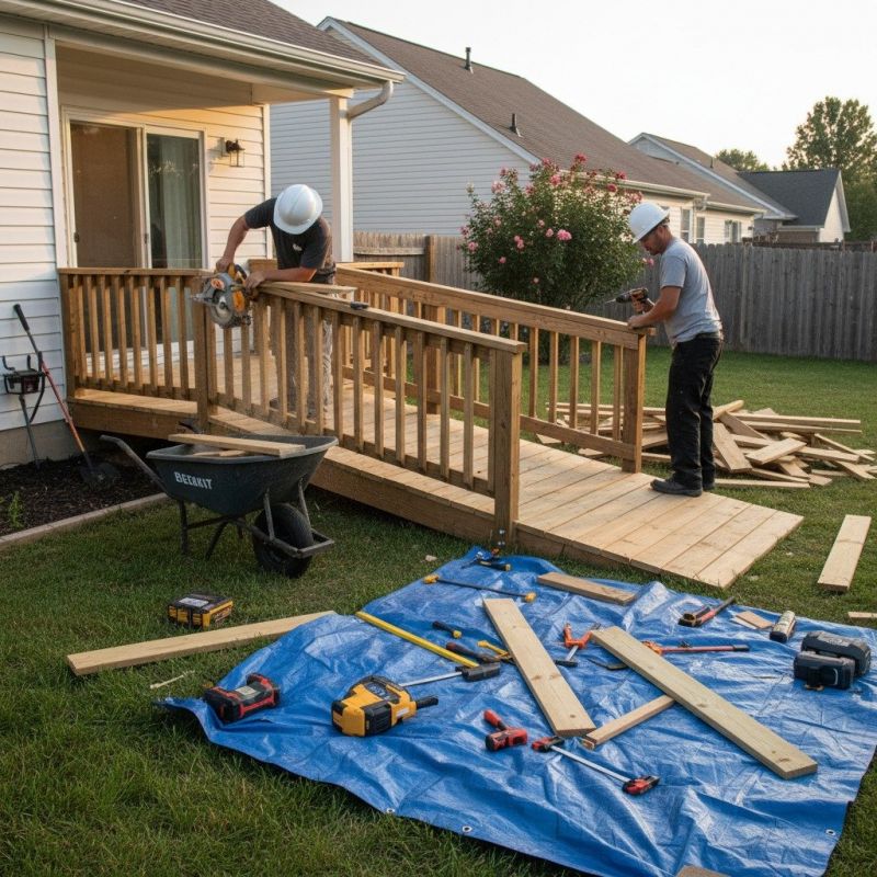 Wheelchair Ramp Replacement