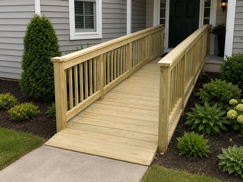 Accessible Ramp Installation in Conroe, TX