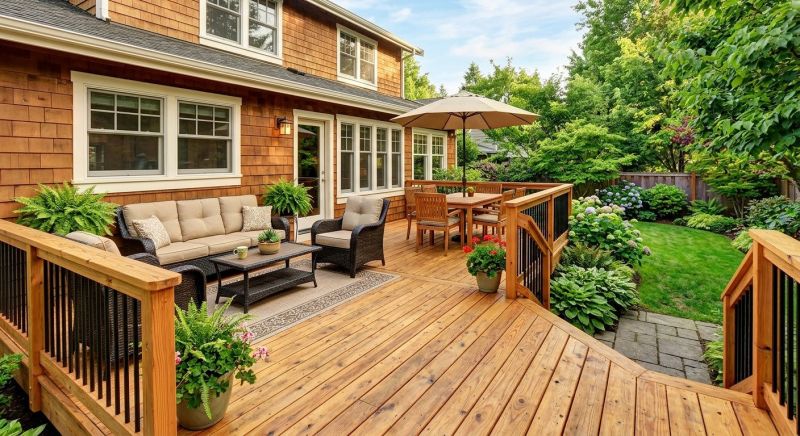 Cedar Deck Installation in Redmond, WA