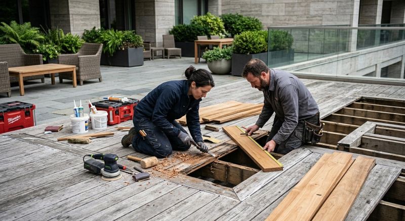 Deck Board Replacement in Seattle, WA