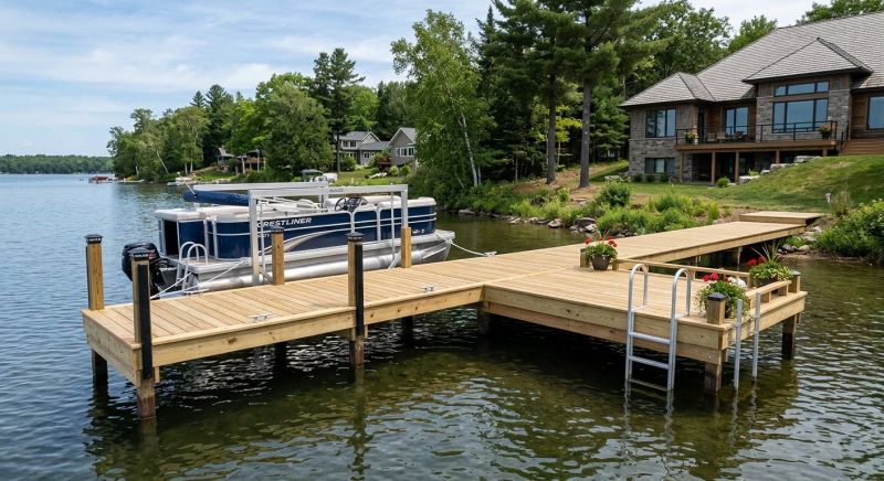 Pond Dock Installation in Alpharetta, GA